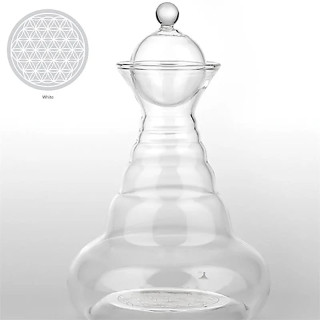 Carafe Vital Water Alladin Fleur de Vie blanche | Pieralune