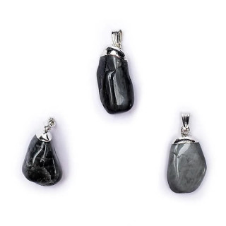 Pendentif Oeil de chat monture en métal | Pieralune