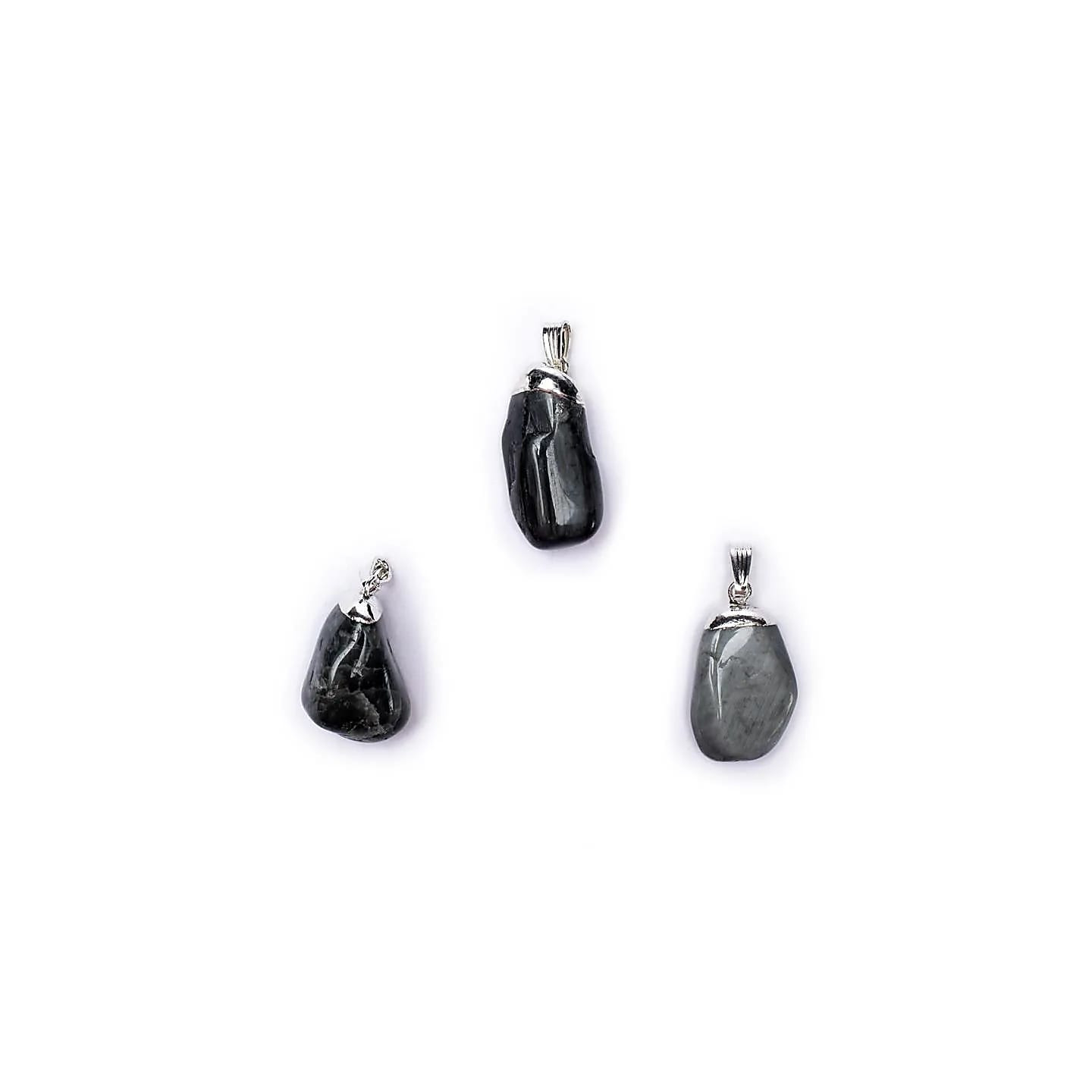 Pendentif Oeil de chat monture en métal | Pieralune