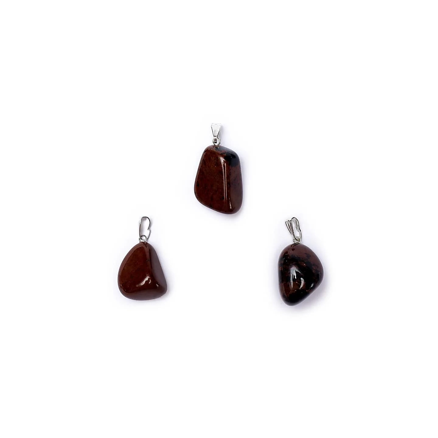 Pendentif Obsidienne acajou avec crochet | Pieralune