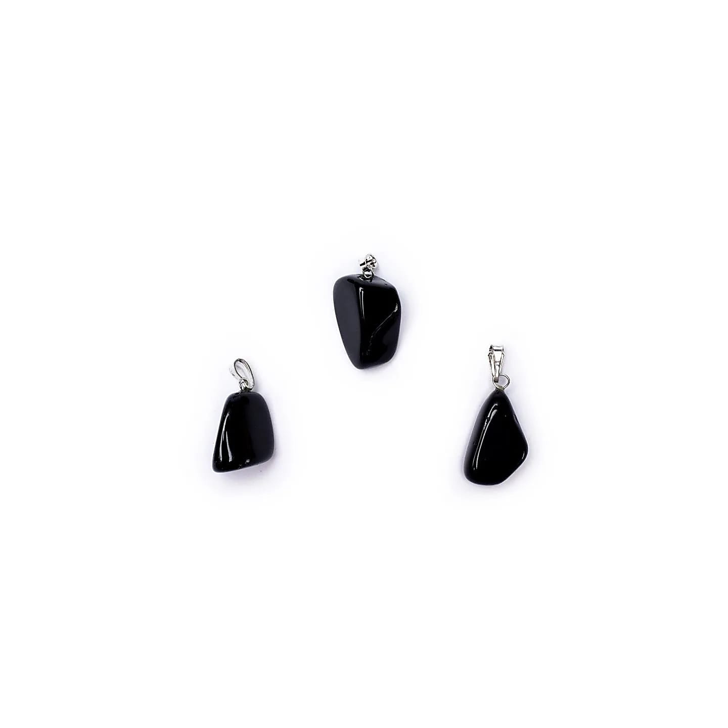 Pendentif Obsidienne noire avec crochet | Pieralune