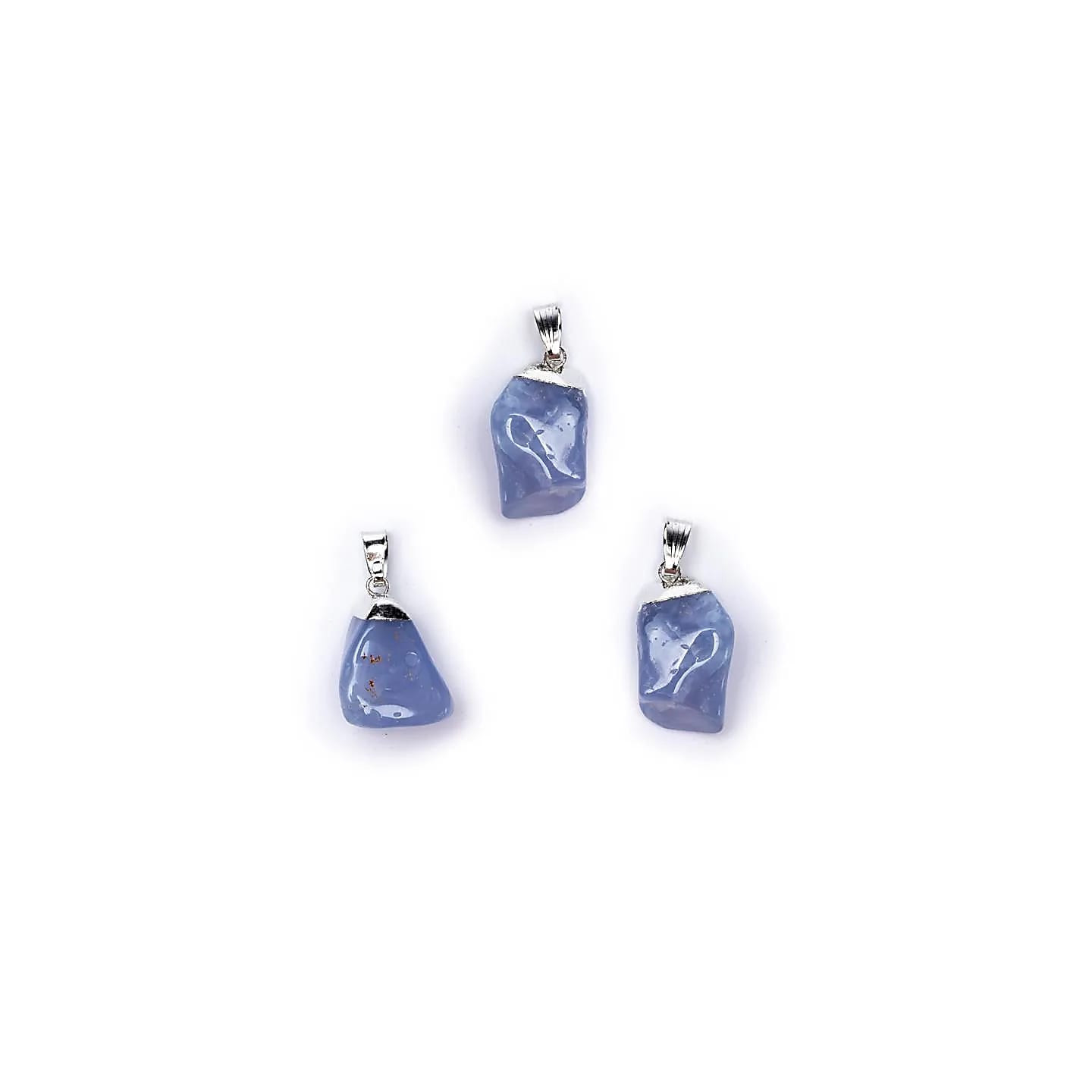 Pendentif Calcédoine avec cadre en métal | Pieralune