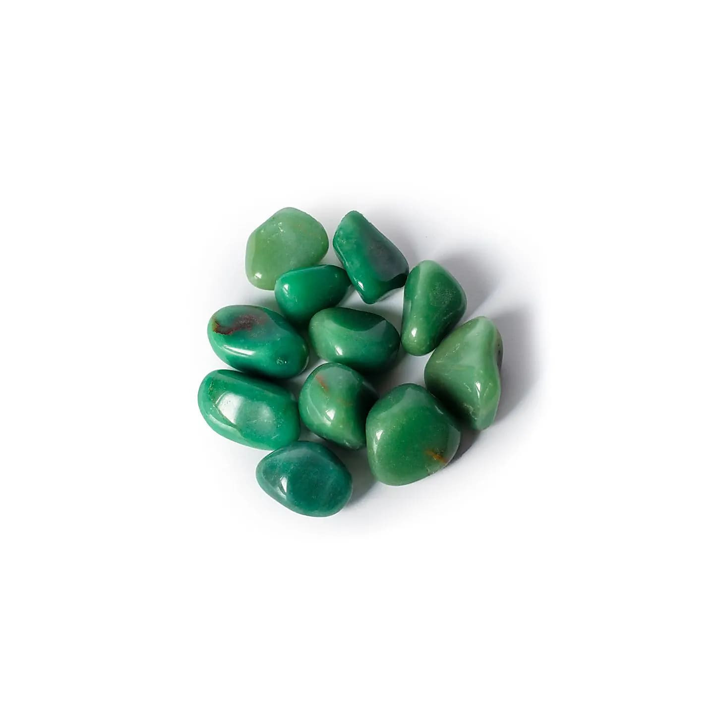 Quartz vert pierres polies de qualité A | Pieralune