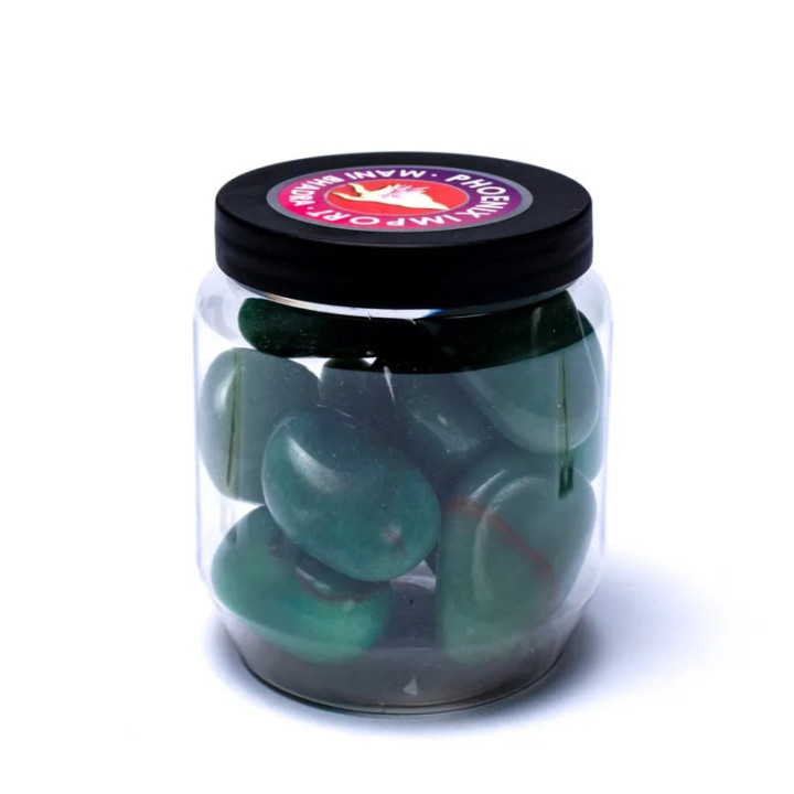 Quartz vert pierres polies de qualité A | Pieralune