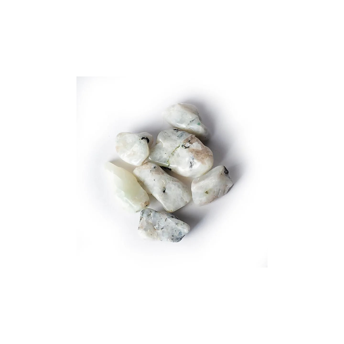 Pierres de lune blanches pierre polie de qualité A | Pieralune