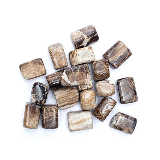 Aragonite brune Pierre polies Qualité A | Pieralune