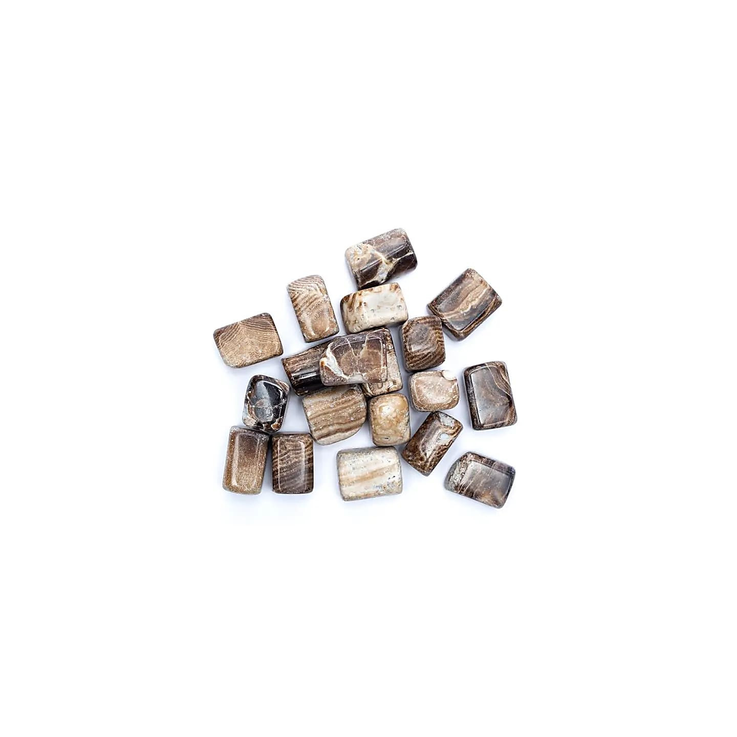 Aragonite brune Pierre polies Qualité A | Pieralune