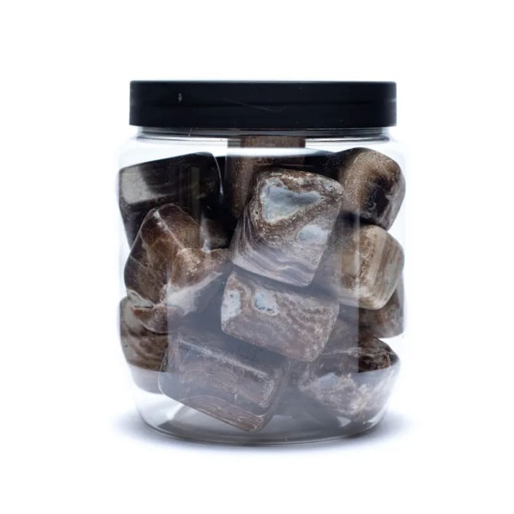 Aragonite brune Pierre polies Qualité A | Pieralune