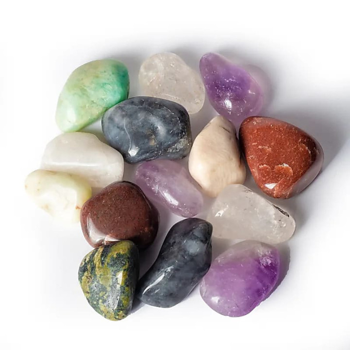 Mélange pierres polies Brésil qualité A | Pieralune