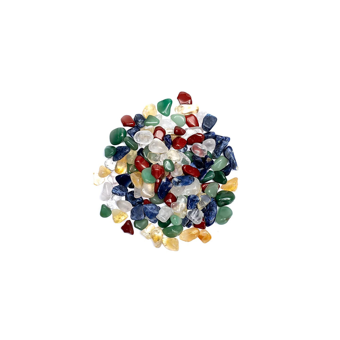 Mélange pierres polies tibétaines des cinq chakra quali... | Pieralune