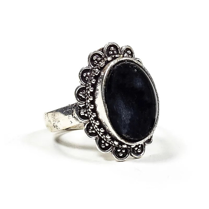 Bague avec tourmaline noire | Pieralune