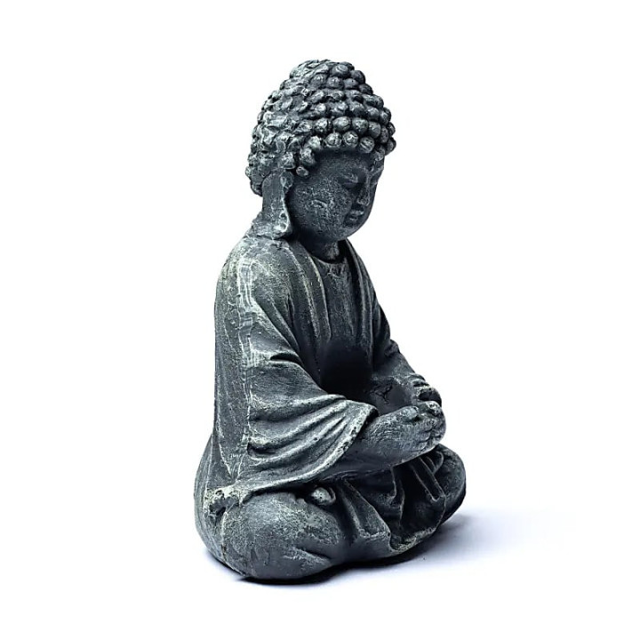 Bouddha avec un verre - ciment | Pieralune