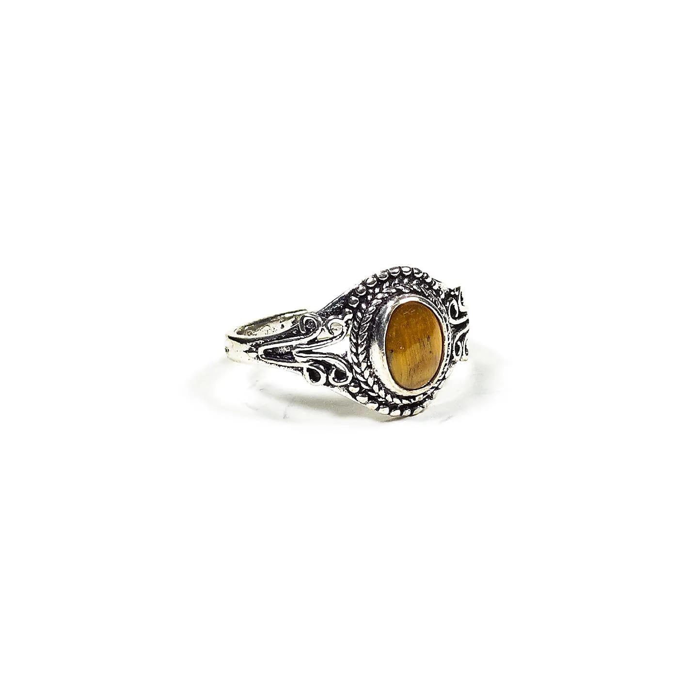Bague avec oeil de tigre | Pieralune