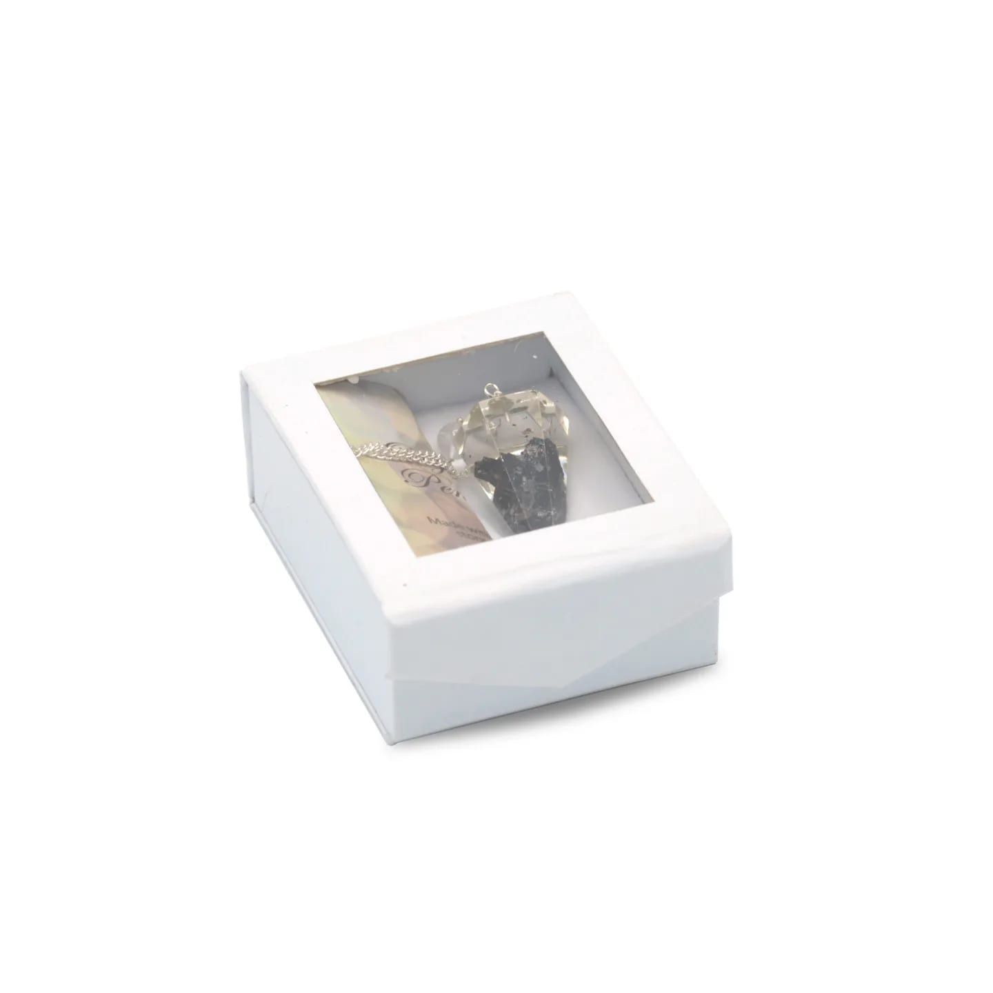 Orgonite Pendule en tourmaline noire pointe à facette | Pieralune