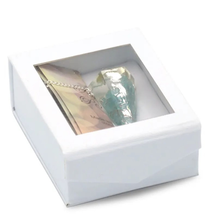 Orgonite Pendule Apatite pointe à facette | Pieralune