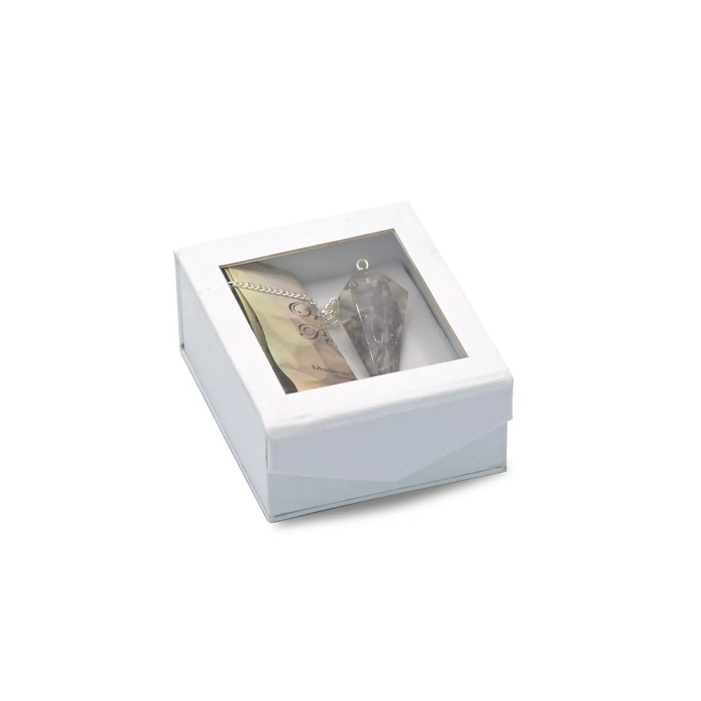 Orgonite Pendule Améthyste pointe à facette | Pieralune