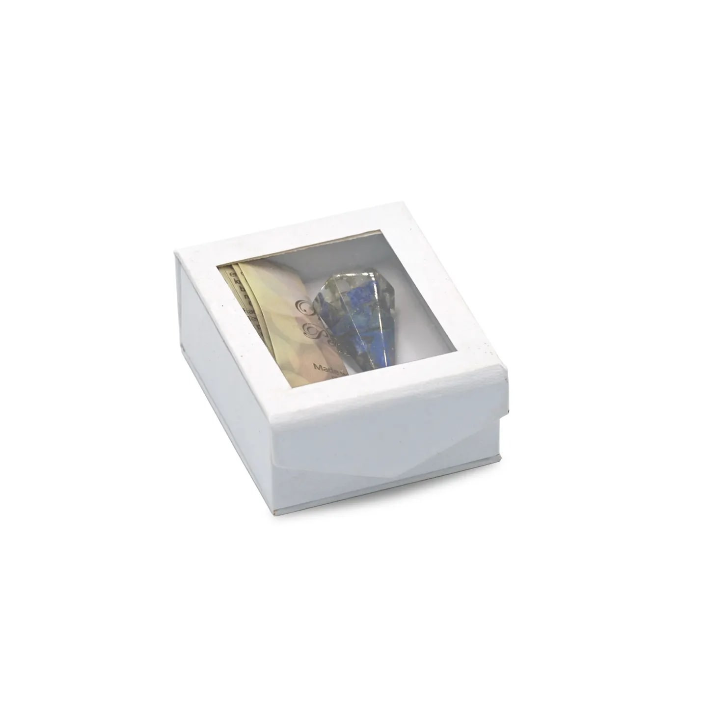 Orgonite Pendule Lapis Lazuli pointe à facette | Pieralune