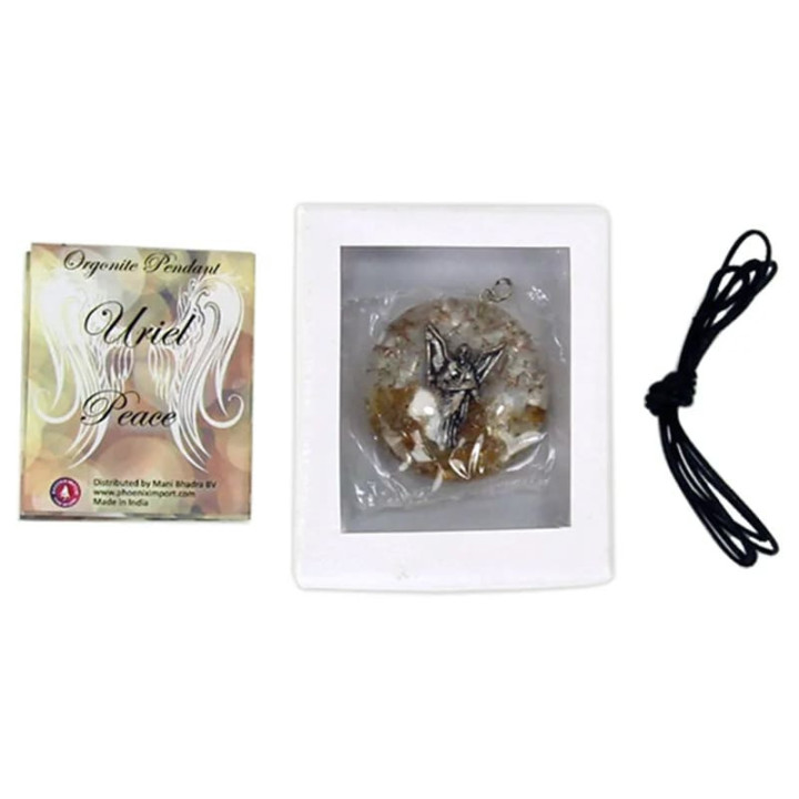 Orgonite pendentif Selenite fleur de Vie | Pieralune