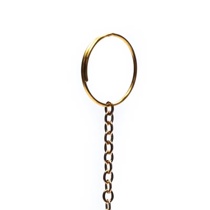 Goutte en verre blanc avec Lotus | Pieralune