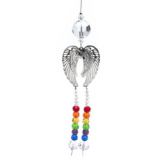 Ailes d'ange avec décoration de cristaux | Pieralune