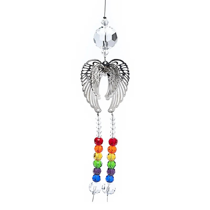 Ailes d'ange avec décoration de cristaux | Pieralune