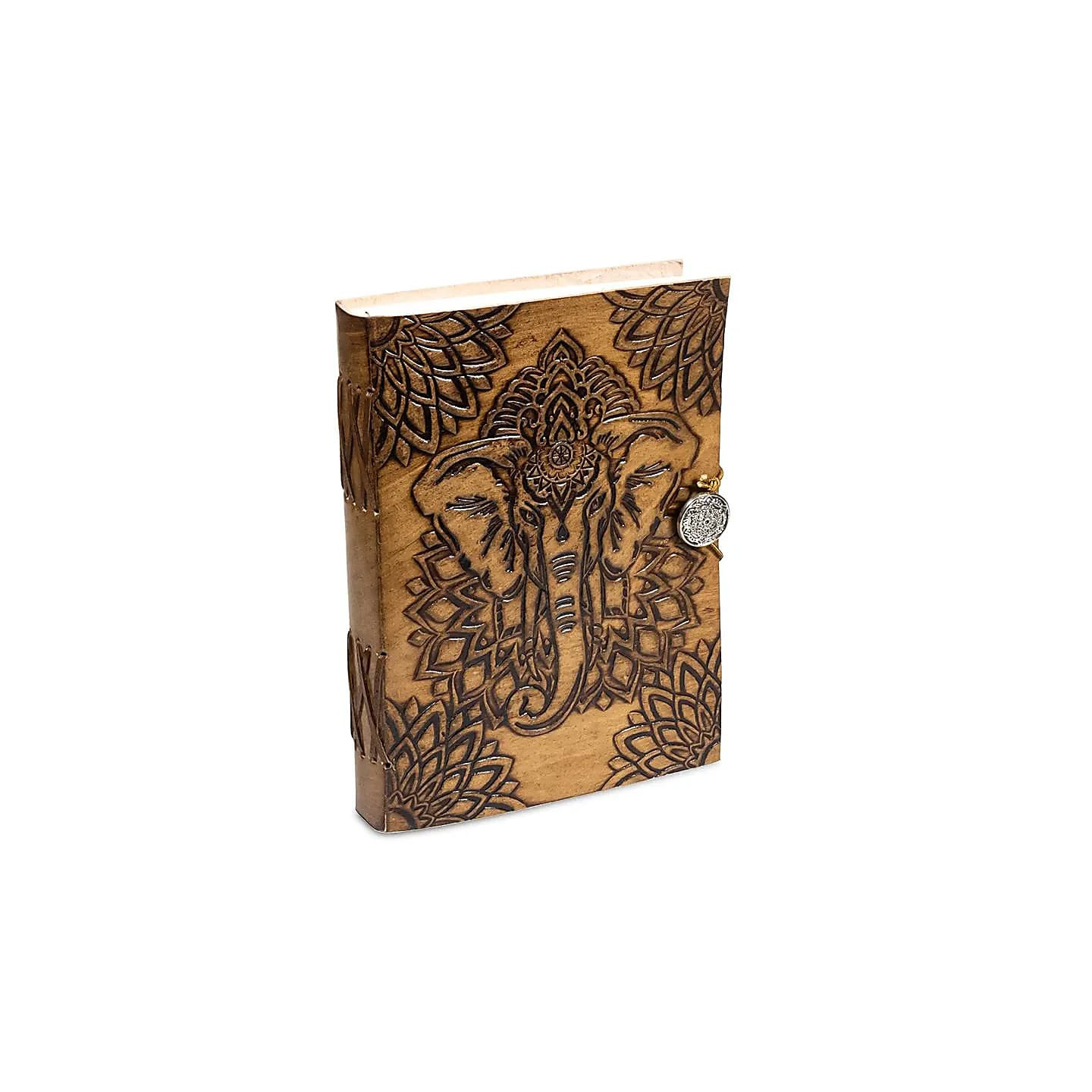 Carnet de note Éléphant avec couverture en cuir synthét... | Pieralune