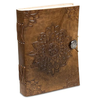 Carnet de note Mandala - avec couverture en cuir synthé... | Pieralune