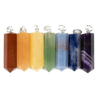 Set de 7 pendentifs chakra | Pieralune