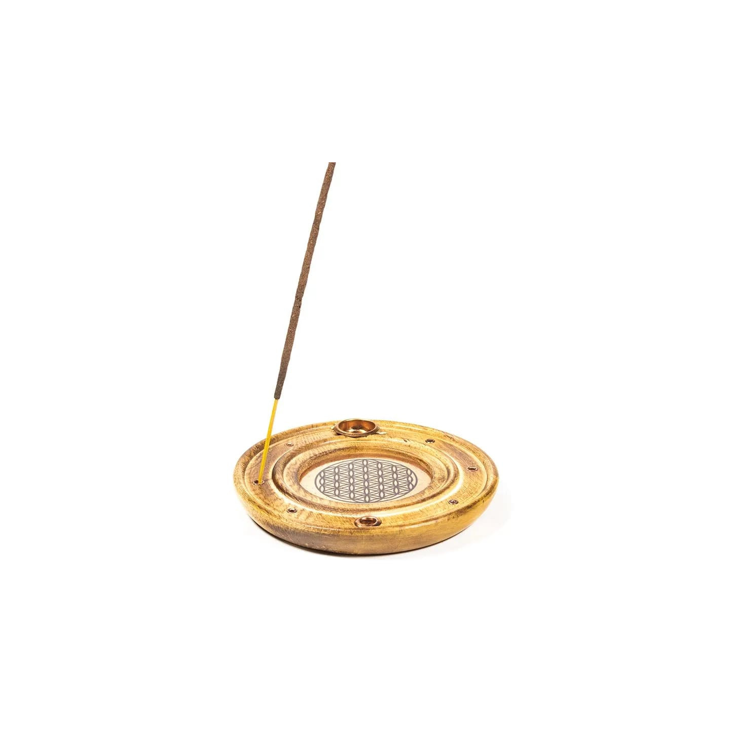 Brûleur de bâtons d'encens & cônes Fleur de vie | Pieralune