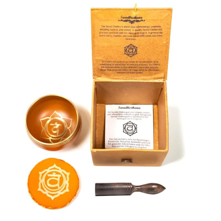 Bol chantant Chakra - chakra sacré | Pieralune