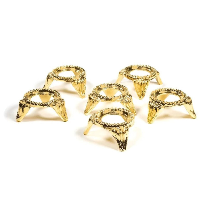 Support pour les sphères de cristal couleur or | Pieralune