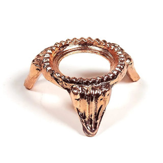 Support pour les sphères de cristal couleur cuivre | Pieralune