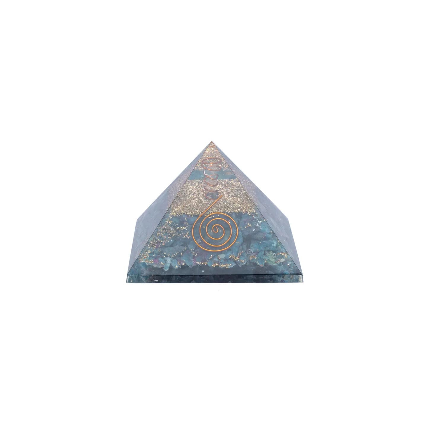 Orgonite Pyramide rubis en Kyanite | Pieralune
