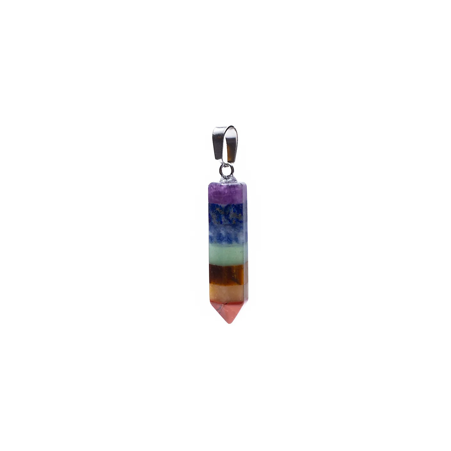 Pendentif 7 Chakra pierres précieuses | Pieralune