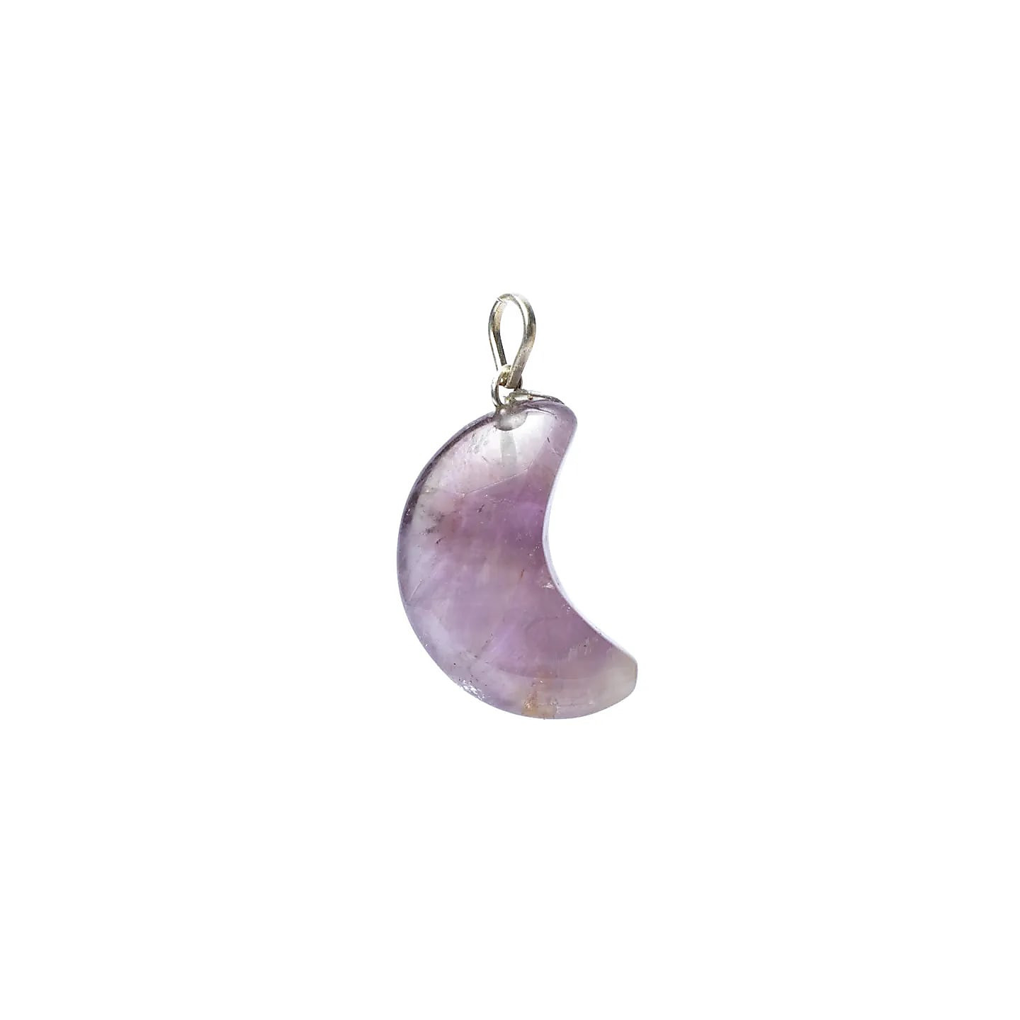 Pendentif en Améthyste en forme de lune | Pieralune
