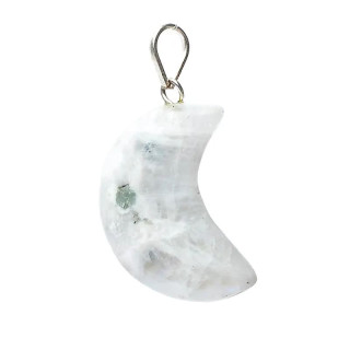 Pendentif en Pierre de Lune en forme de lune | Pieralune