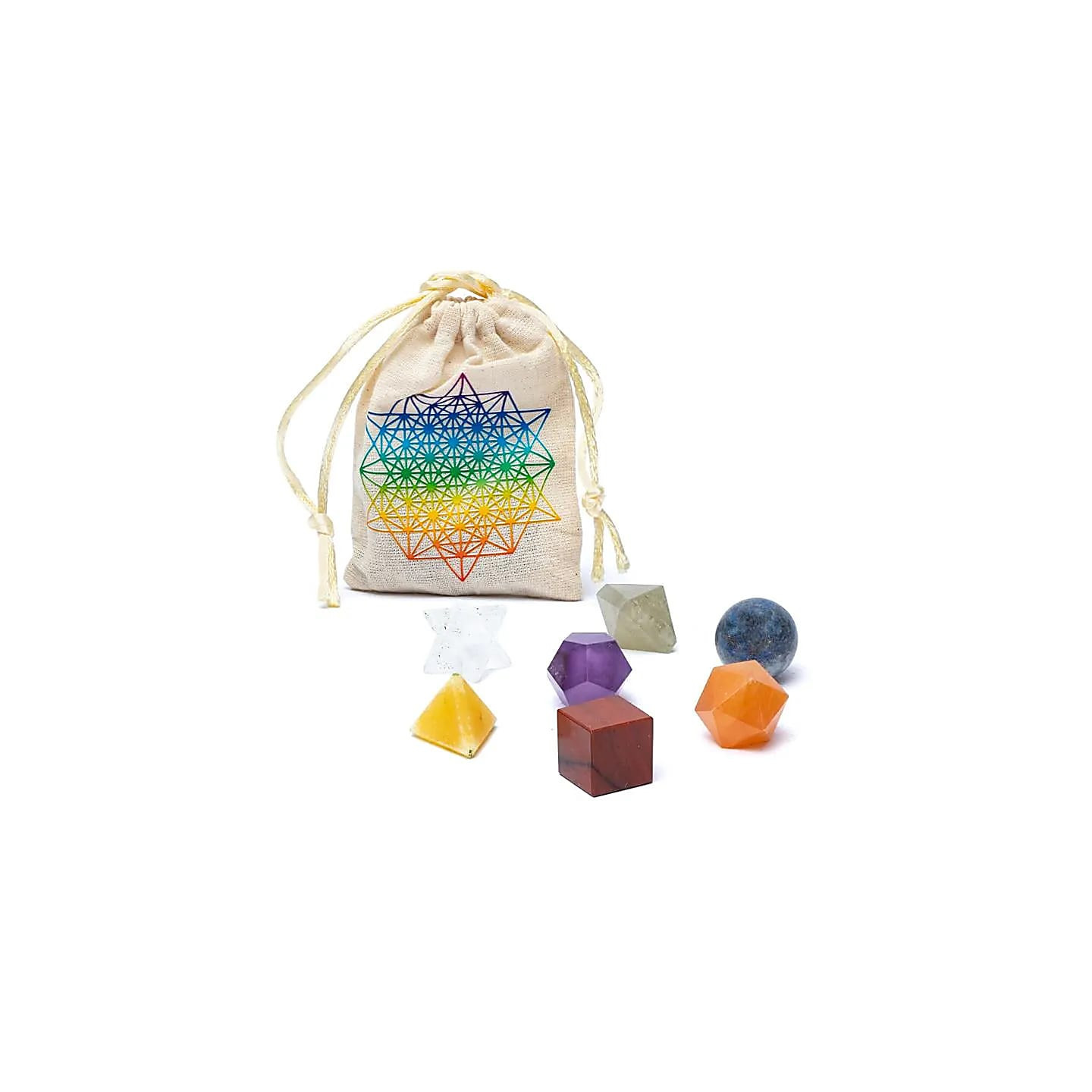Ensemble de 7 pièces chakras géométrie sacrée | Pieralune