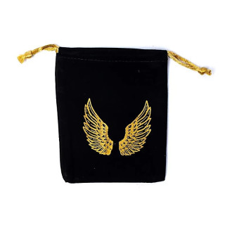 Pochette velours ailes d'ange | Pieralune