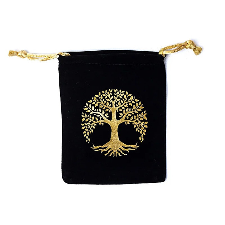 Pochette velours Arbre de Vie | Pieralune