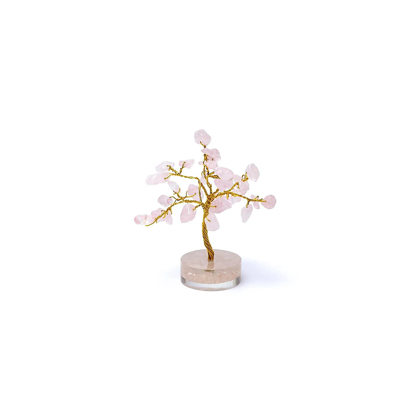 Arbre de pierres précieuses en quartz rose | Pieralune
