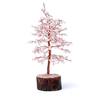 Arbre de pierres précieuses quartz rose | Pieralune