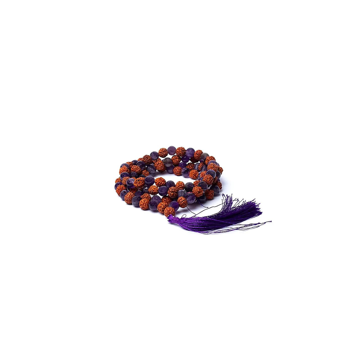 Mala rudraksha / améthyste | Pieralune