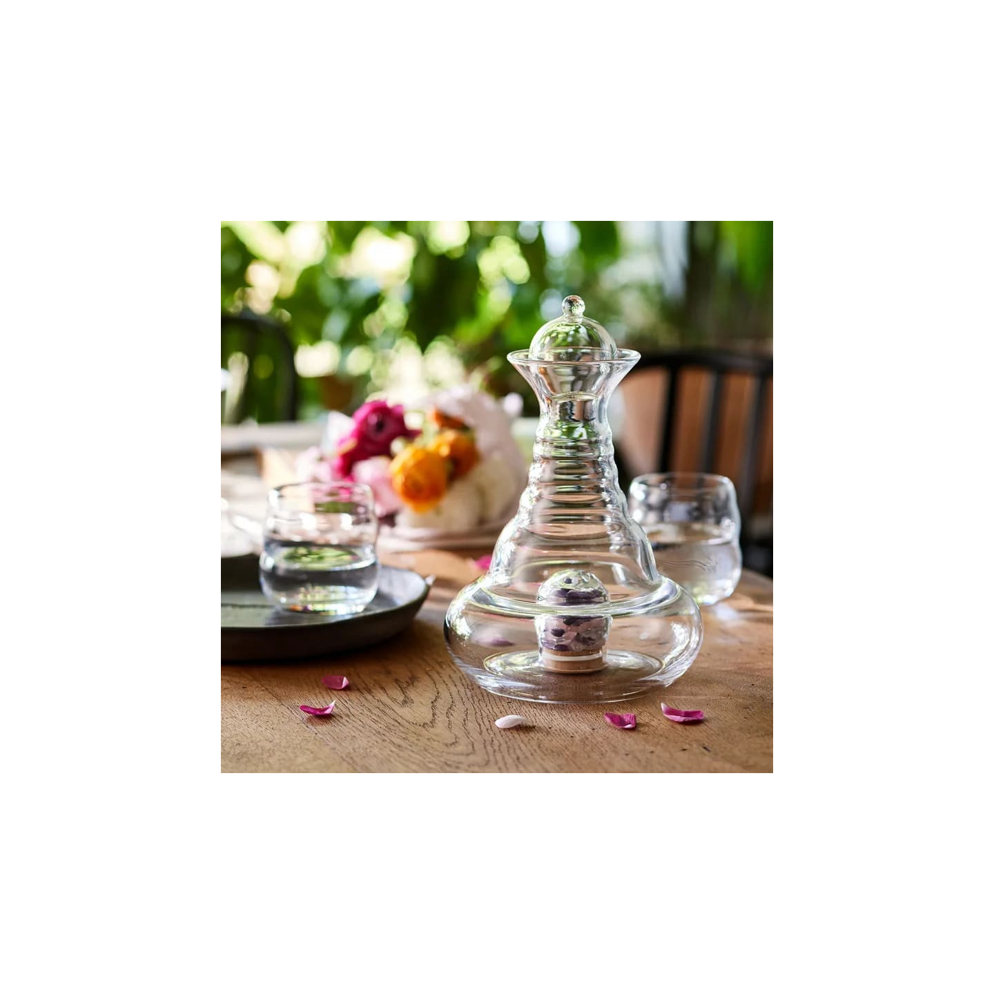 Carafe à eau vitale Alladin avec pierres précieuses | Pieralune