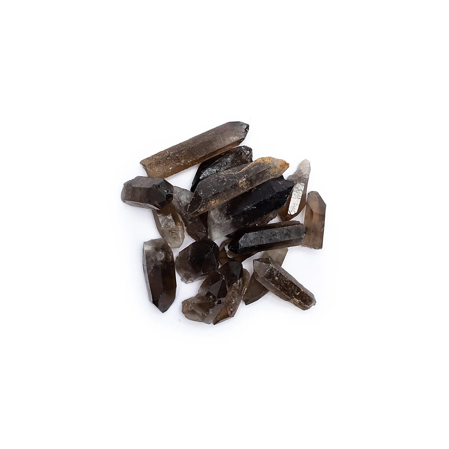 Pointes de quartz fumé brutes | Pieralune