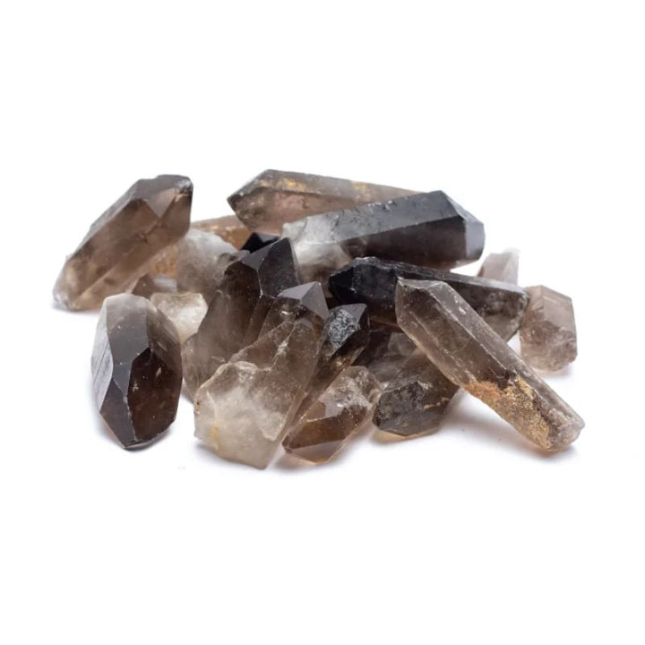 Pointes de quartz fumé brutes | Pieralune
