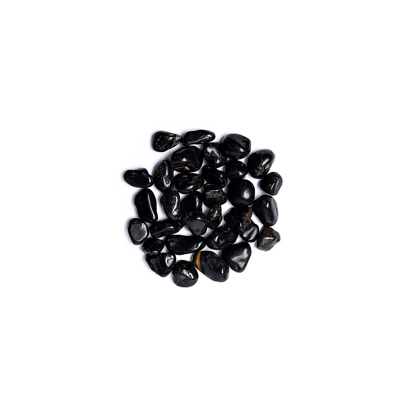 Onyx noir pierre polie de qualité A | Pieralune