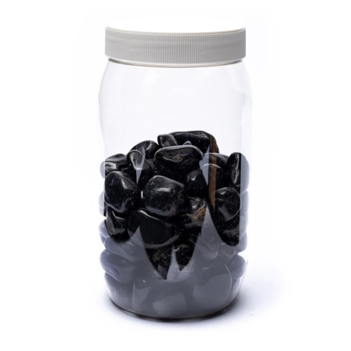 Onyx noir pierre polie de qualité A | Pieralune