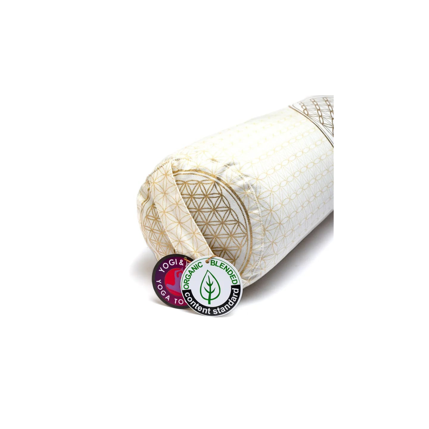 Traversin rond Fleur de vie coton BIO (OCS) | Pieralune