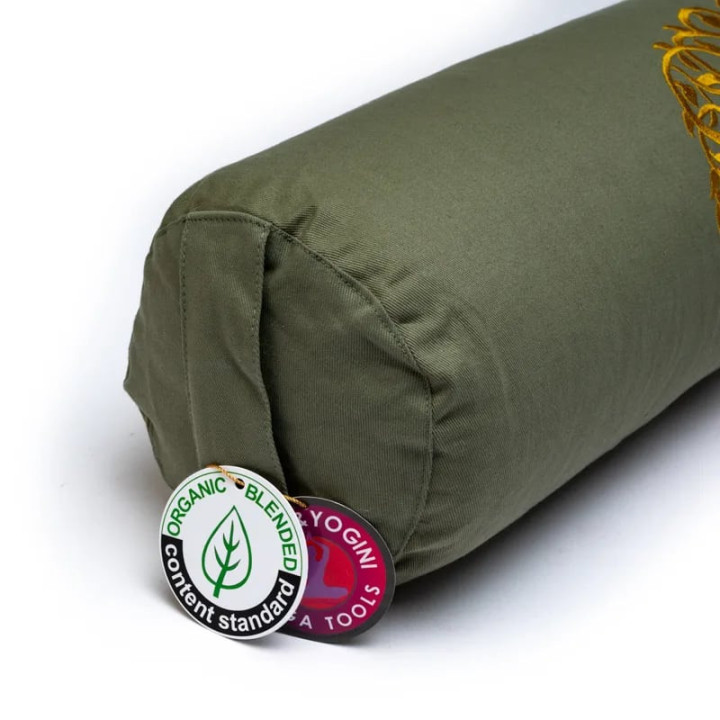 Traversin rond Arbre de vie coton BIO (OCS) | Pieralune