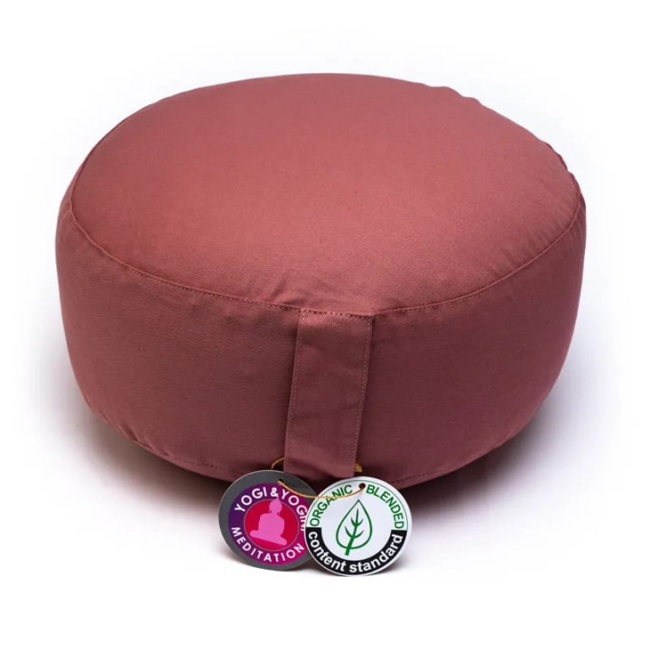 Coussin de méditation Phases de Lune coton Bio (OCS) | Pieralune